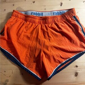 Rabbit Orange Athletic Running Shorts